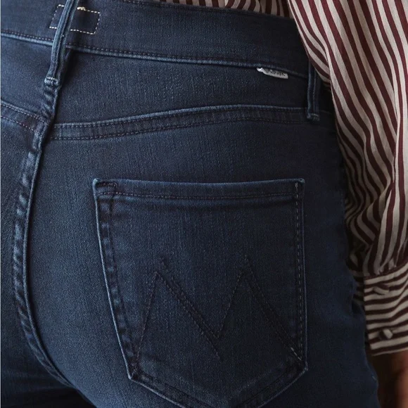 MOTHER The Mid Rise Dazzler Jean Skimp Night Tripper Sz 32 NEW - Picture 14 of 14